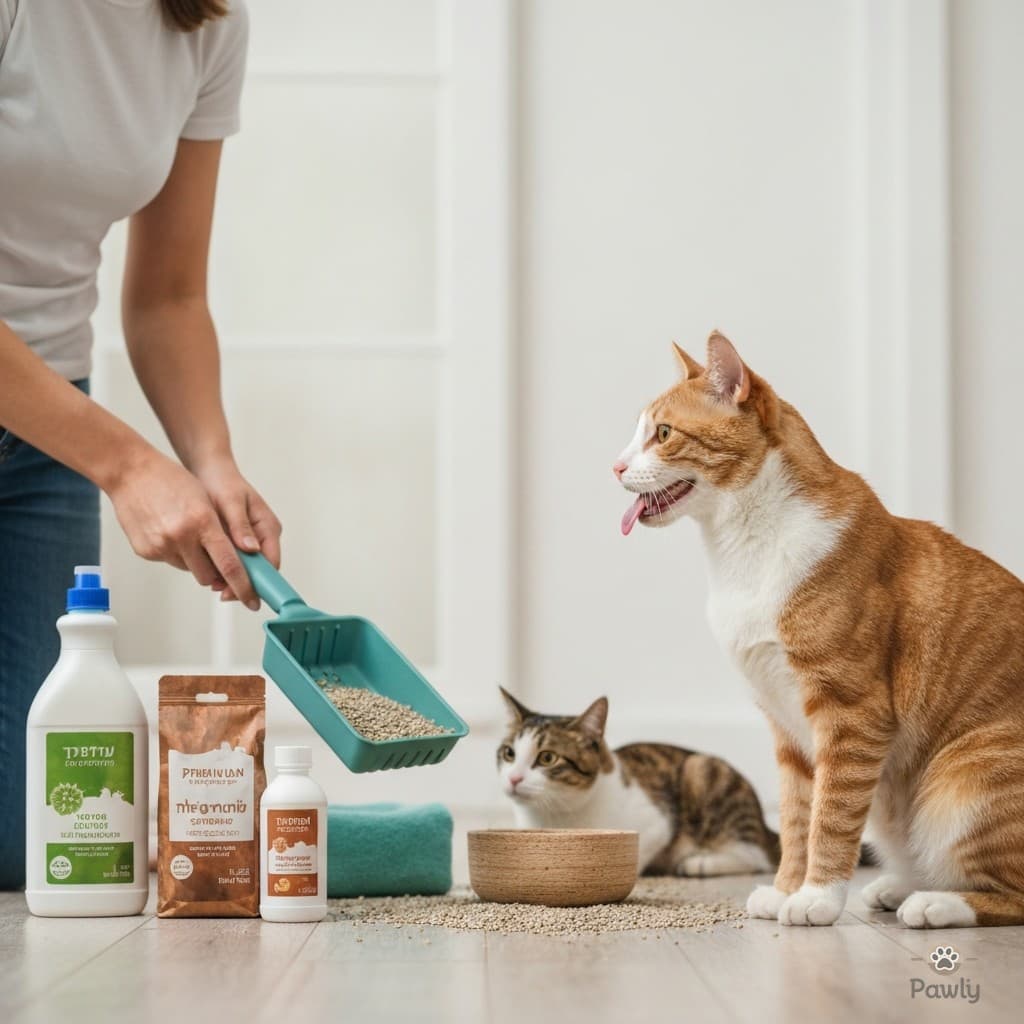 המדריך המלא לנטרול ריחות חתולים בבית: פתרונות אולטרה-פרימיום לארגז החול ותזונה נכונה - פאולי יבואן רשמי
