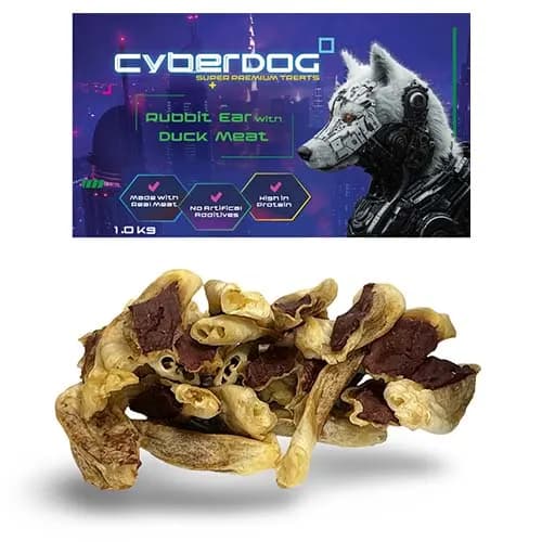 מארז סייבר דוג אוזן ארנבת עם מילוי 1 ק"ג