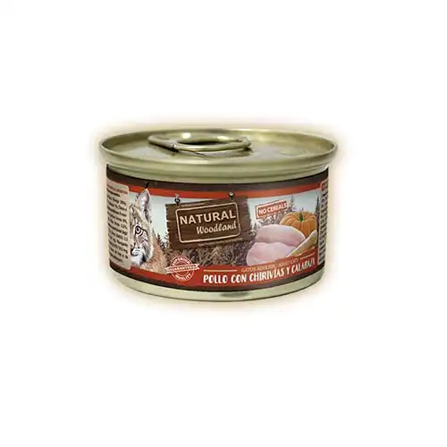 שימור נטורל וודלנד לחתול עוף ודלעת