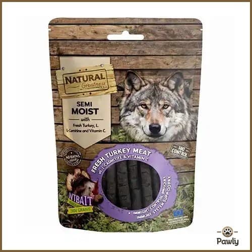 חטיף נטורל גרייטנס מקלות חצי לח לשמירה על משקל לכלב