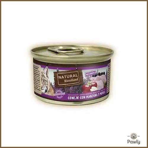 שימור נטורל וודלנד חתול ארנבת תפוח ופטל שחור