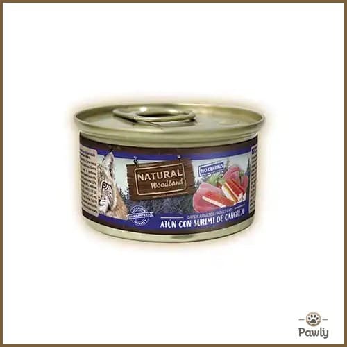 שימור נטורל וודלנד חתול טונה וסרטן