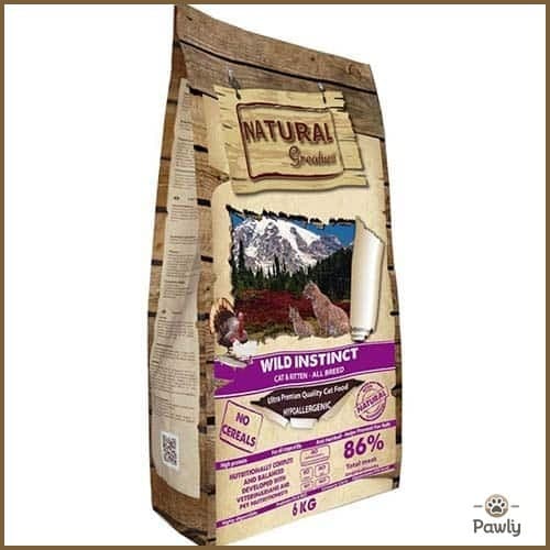 נטורל גרייטנס ווילד אינסטינקט לחתול בכל שלבי החיים