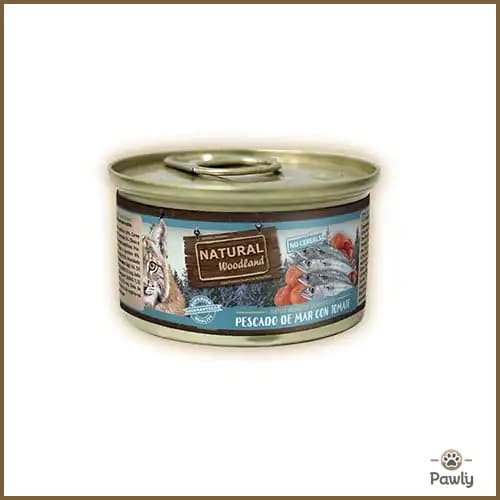 שימור נטורל וודלנד לחתול דגי ים ועגבניות