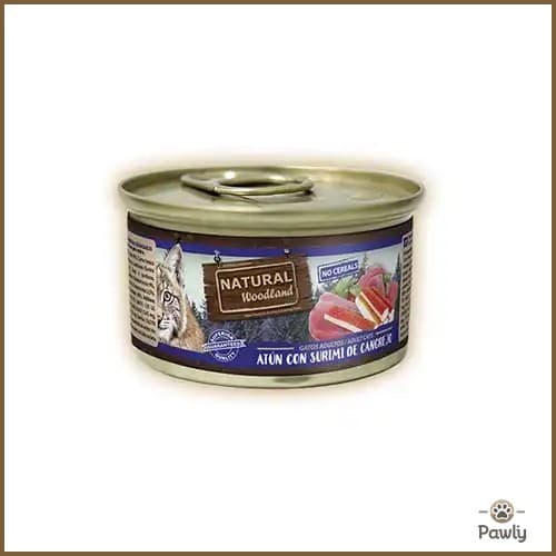 שימור נטורל וודלנד חתול טונה וסרטן